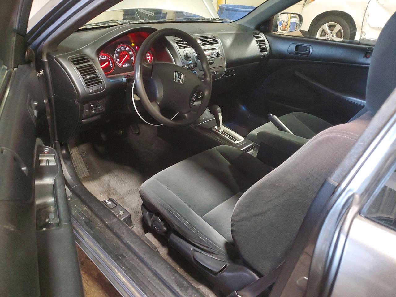 2005 Honda Civic Ex Gray vin: 1HGEM229X5L047691