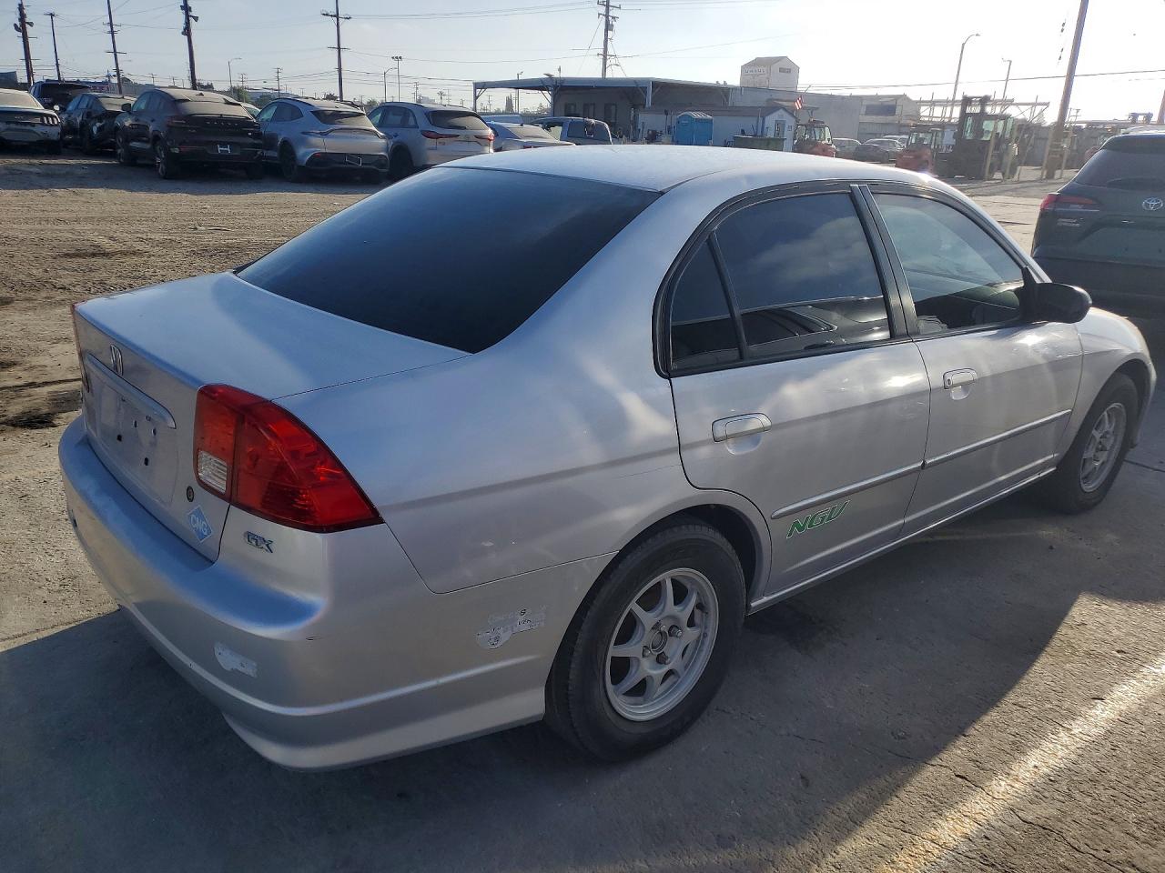 2005 Honda Civic Gx Серебряный vin: 1HGEN26535L000054