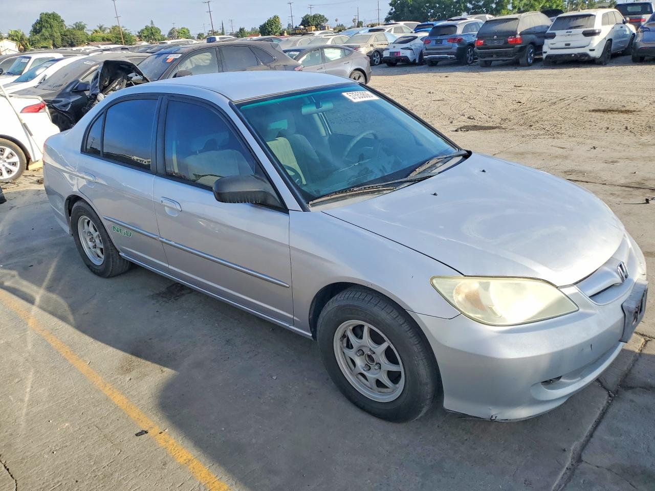 2005 Honda Civic Gx Серебряный vin: 1HGEN26535L000054