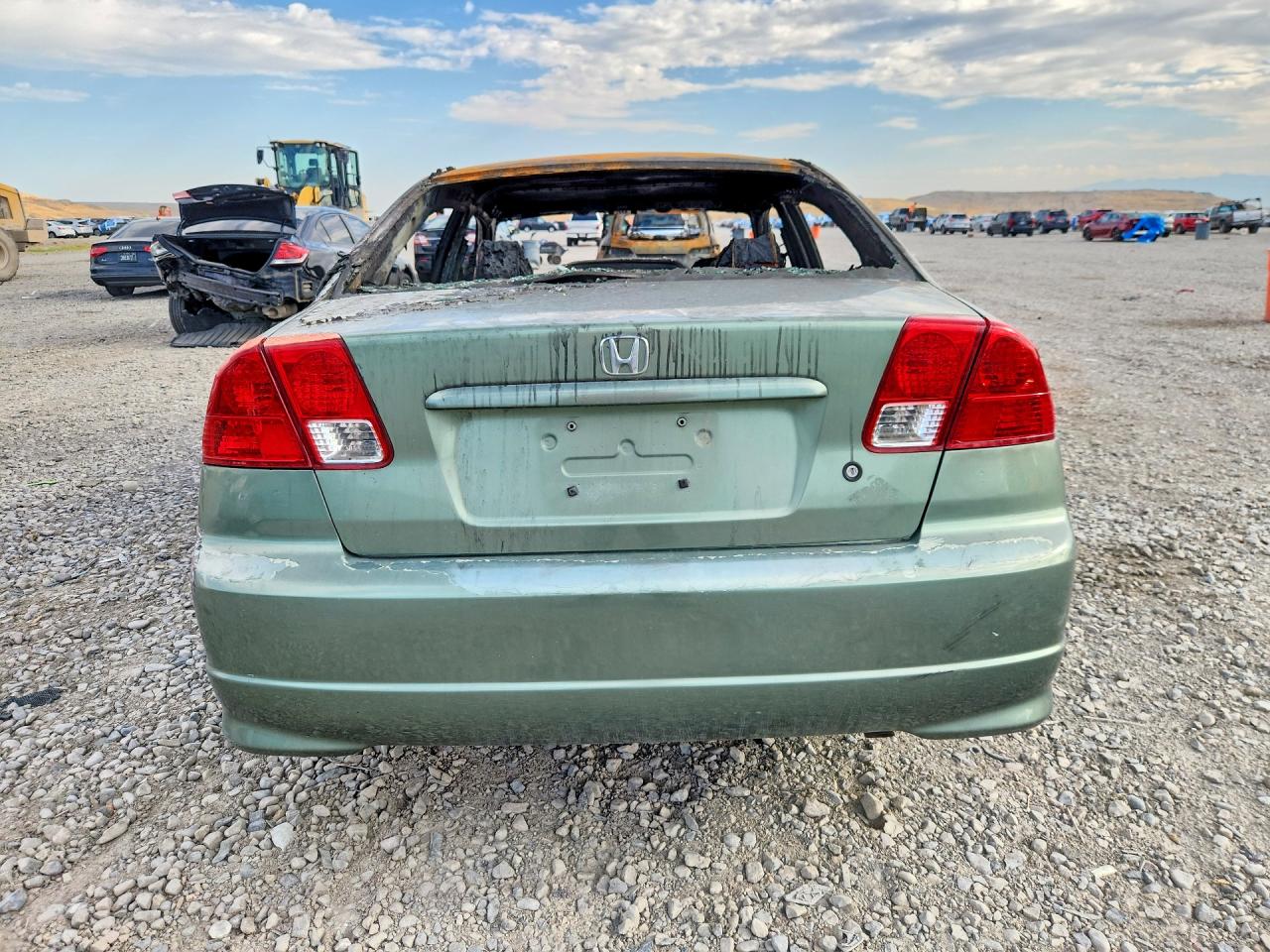 2004 Honda Civic Gx Green vin: 1HGEN26594L000056