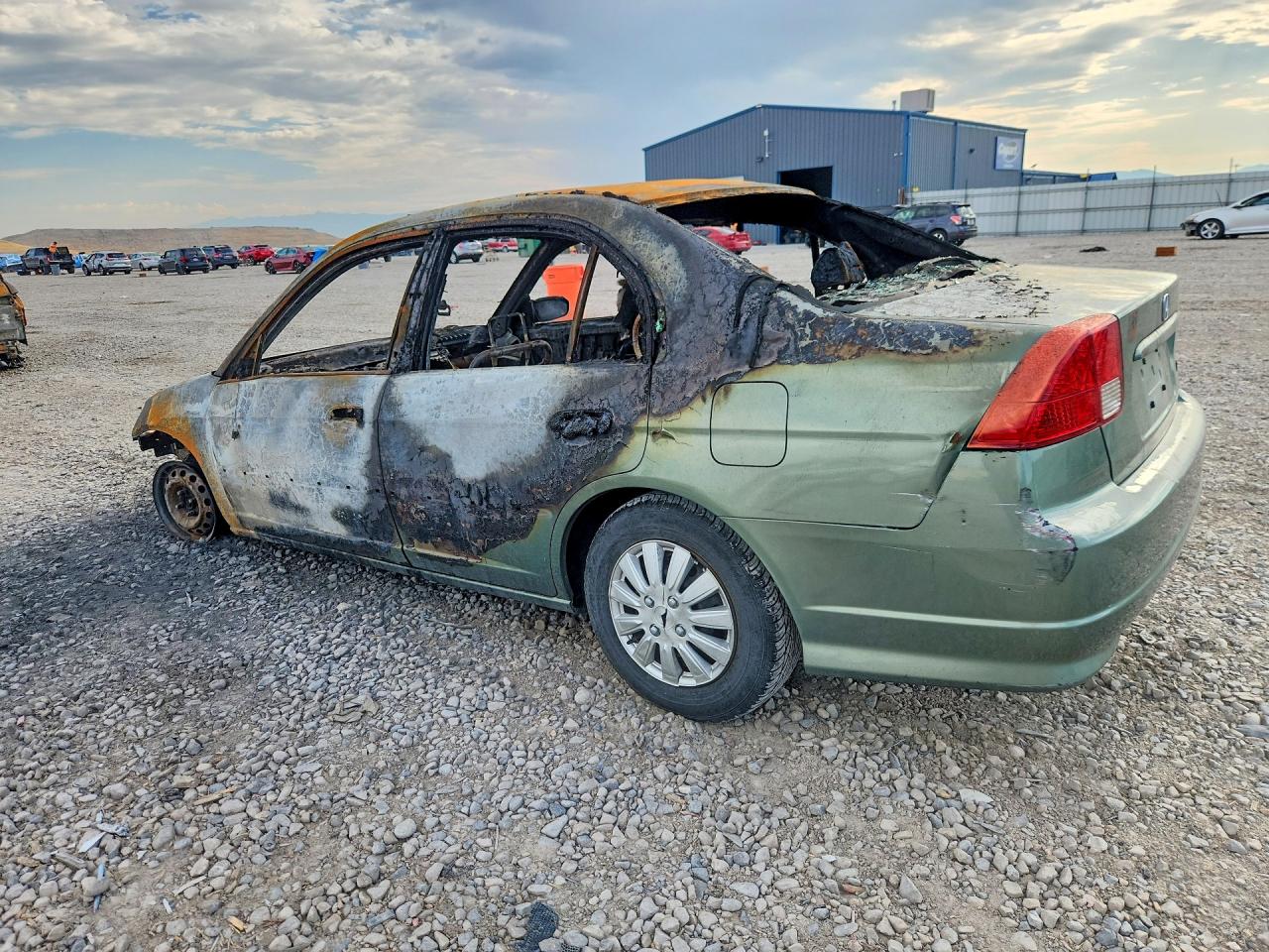 2004 Honda Civic Gx Green vin: 1HGEN26594L000056