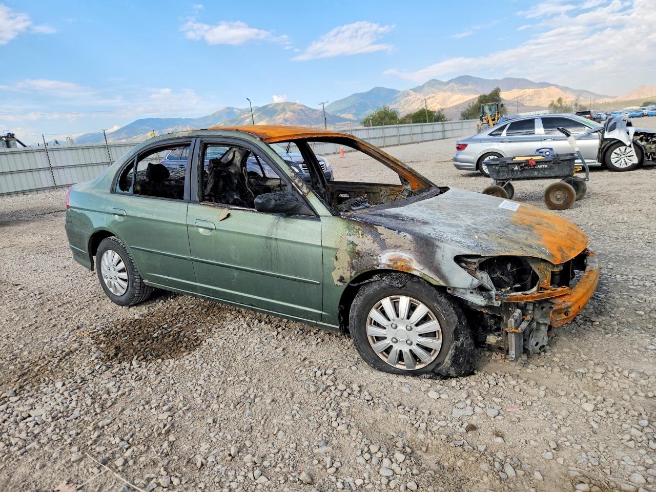 2004 Honda Civic Gx Green vin: 1HGEN26594L000056