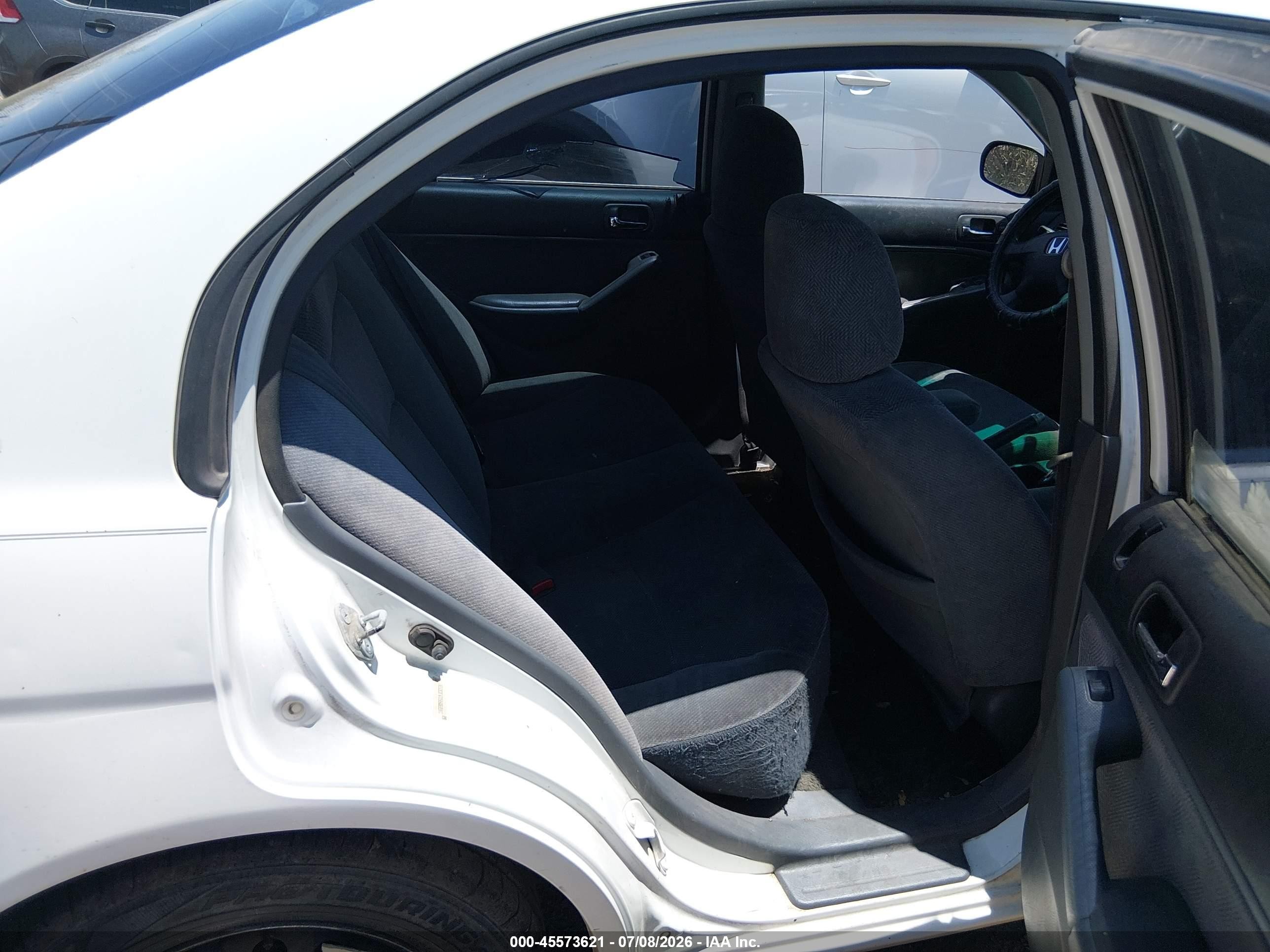 2002 Honda Civic Lx Белый vin: 1HGES15502L030998
