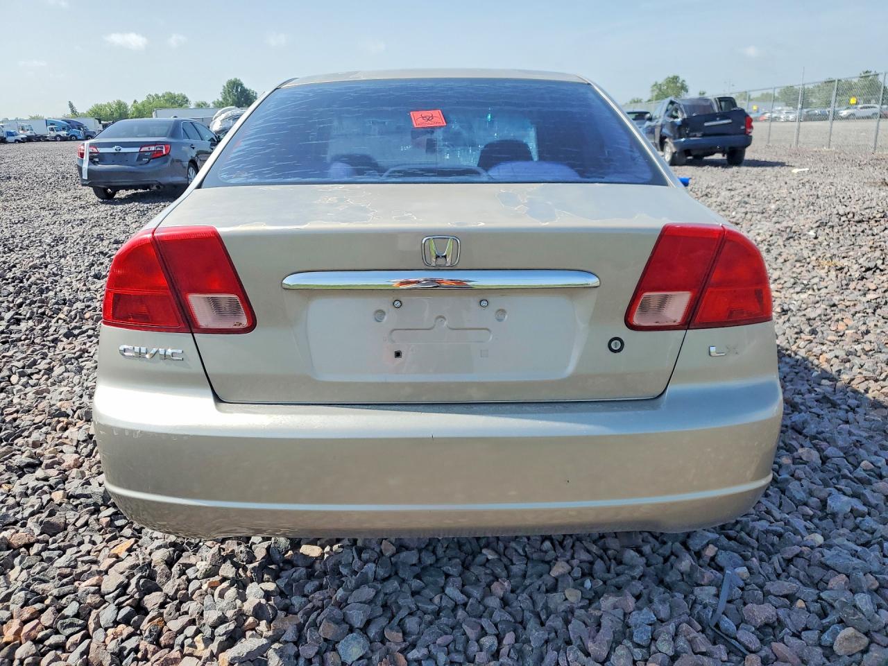 2002 Honda Civic Lx Tan vin: 1HGES15542L076513