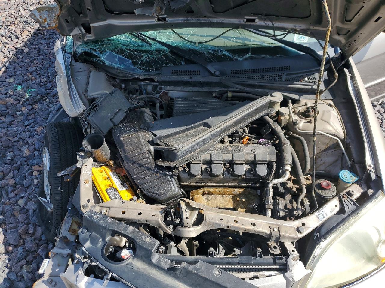 2002 Honda Civic Lx Tan vin: 1HGES15542L076513