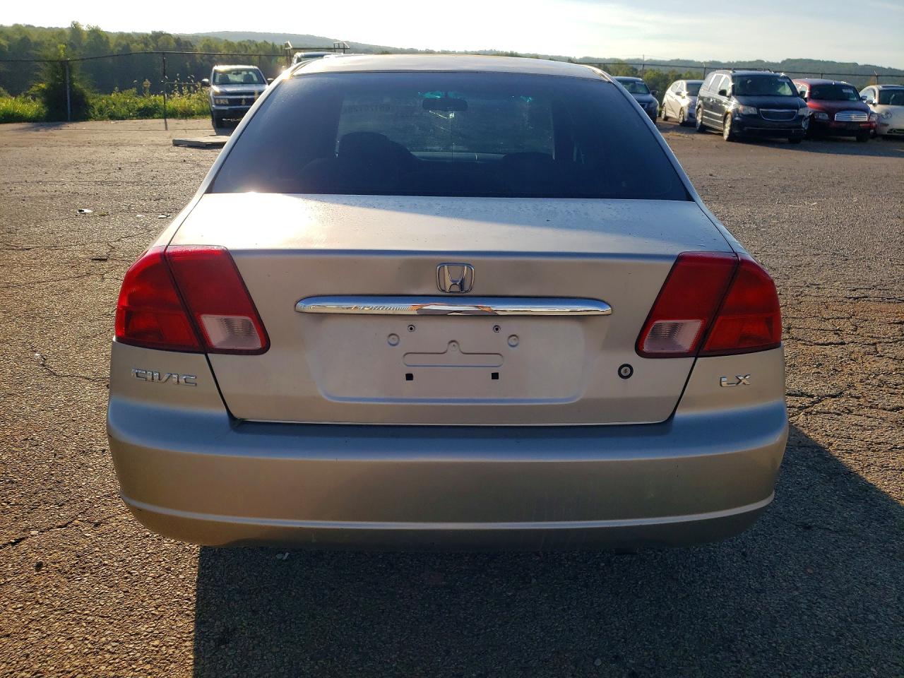 2002 Honda Civic Lx Silver vin: 1HGES15582L070276