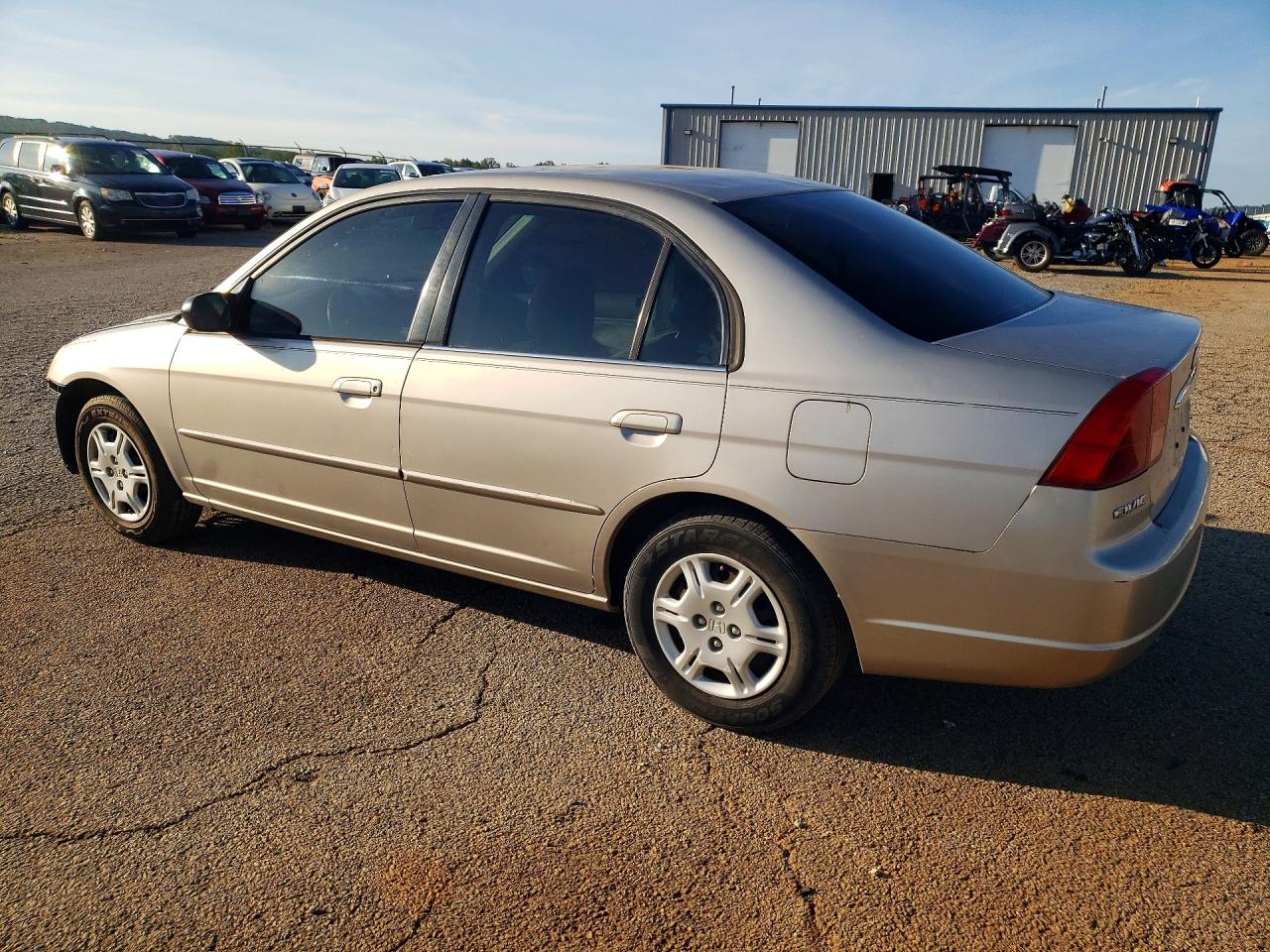 2002 Honda Civic Lx Silver vin: 1HGES15582L070276