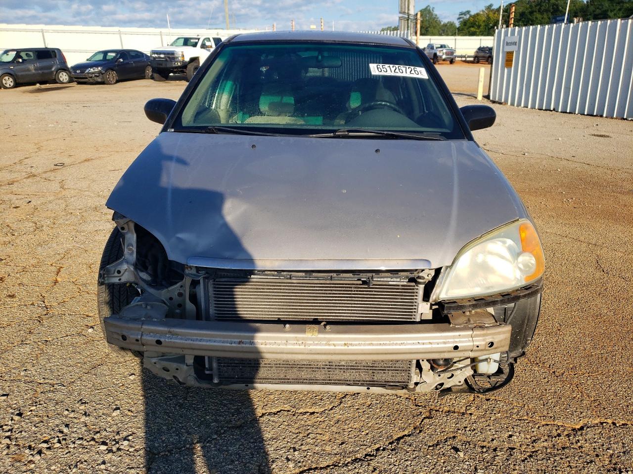 2002 Honda Civic Lx Silver vin: 1HGES15582L070276