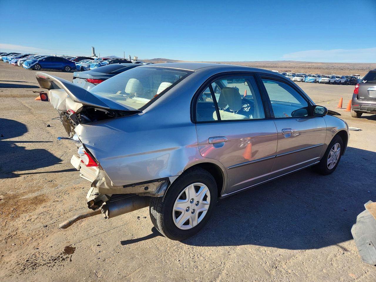 2003 Honda Civic Lx Tan vin: 1HGES155X3L000506