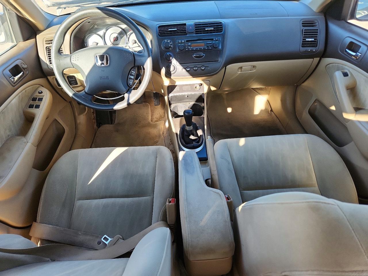 2003 Honda Civic Lx Tan vin: 1HGES155X3L000506