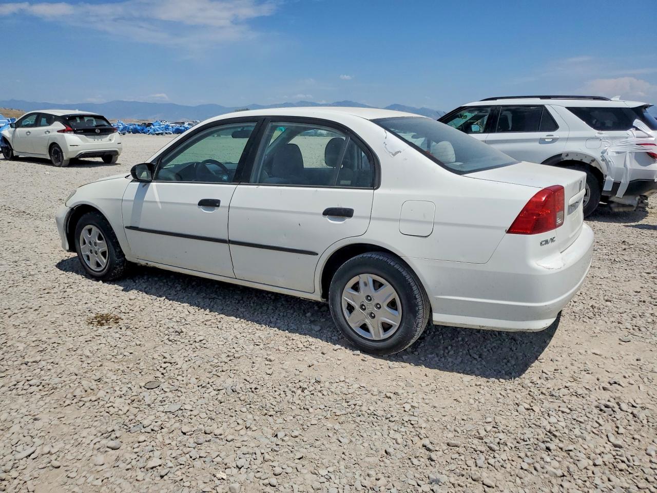 2004 Honda Civic Dx Vp White vin: 1HGES16304L016941