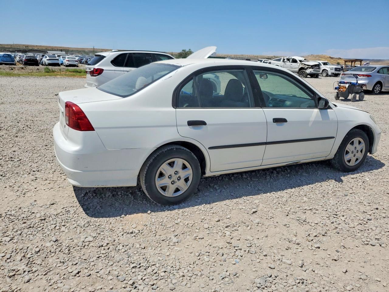 2004 Honda Civic Dx Vp White vin: 1HGES16304L016941