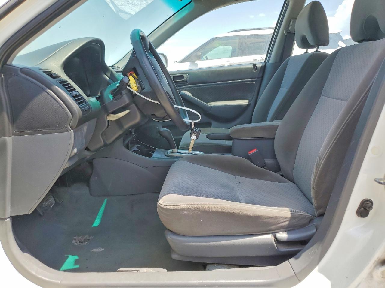 2004 Honda Civic Dx Vp White vin: 1HGES16304L016941