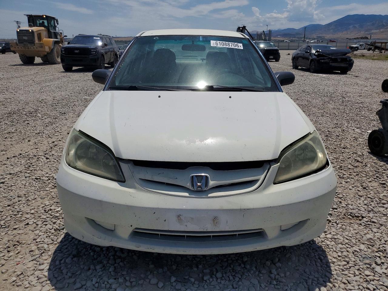 2004 Honda Civic Dx Vp White vin: 1HGES16304L016941