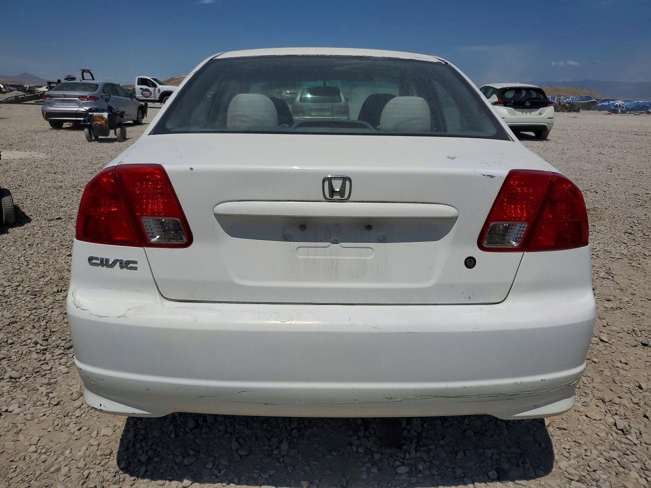 2004 Honda Civic Dx Vp White vin: 1HGES16304L016941
