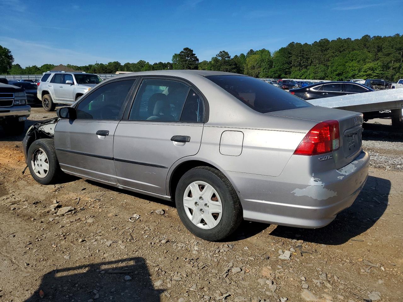 2005 Honda Civic Dx Vp Silver vin: 1HGES16305L007156