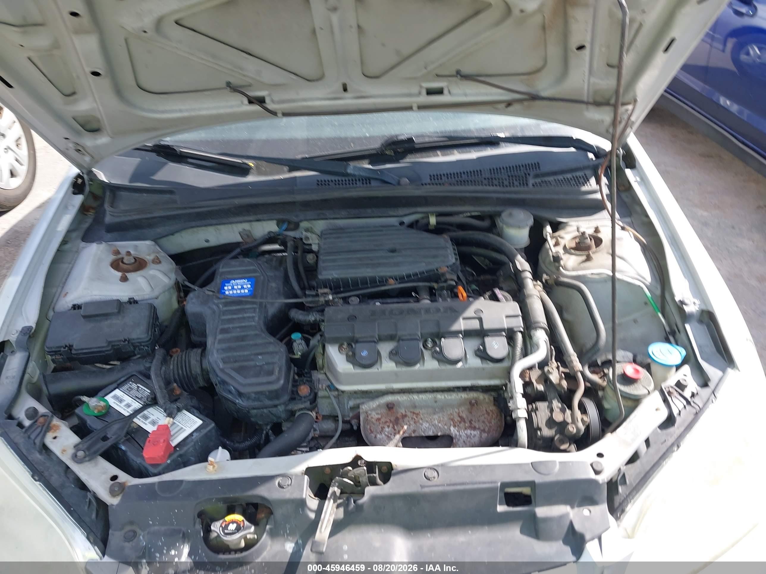 2005 Honda Civic Vp Silver vin: 1HGES16305L010865