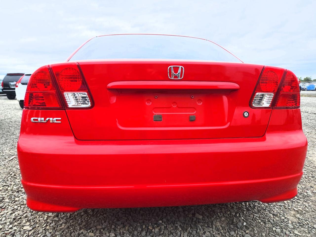 2005 Honda Civic Dx Vp Красный vin: 1HGES16335L008673