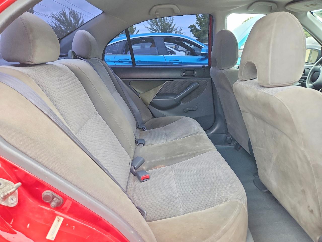 2005 Honda Civic Dx Vp Красный vin: 1HGES16335L008673