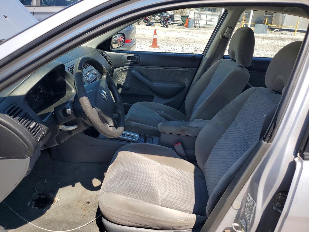 2005 Honda Civic Dx Vp Gray vin: 1HGES16345L028950