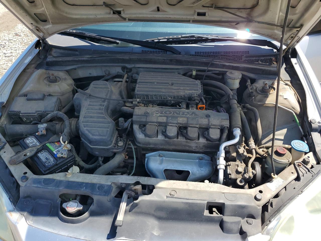 2005 Honda Civic Dx Vp Gray vin: 1HGES16345L028950