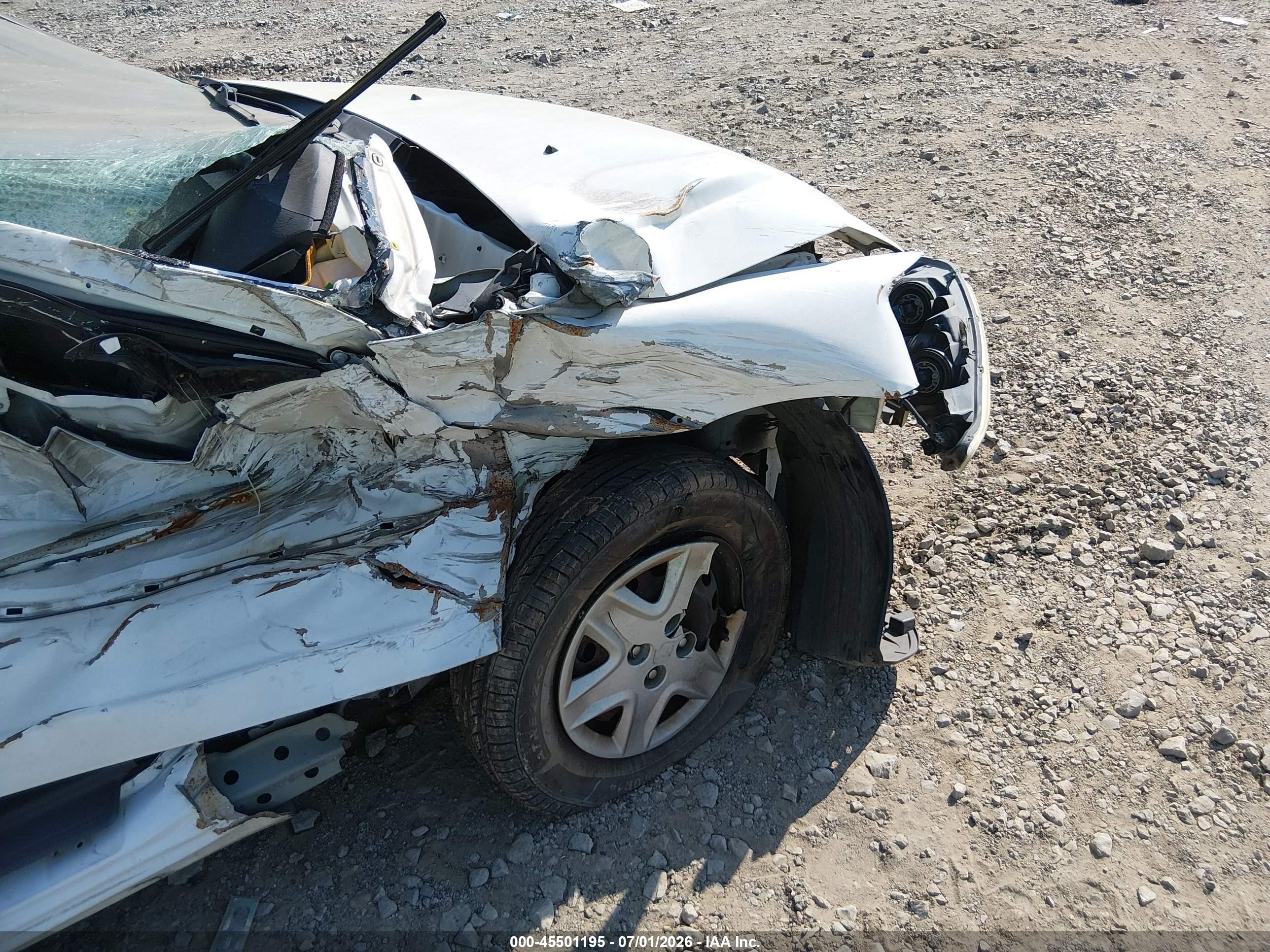2004 Honda Civic Vp White vin: 1HGES16354L002467