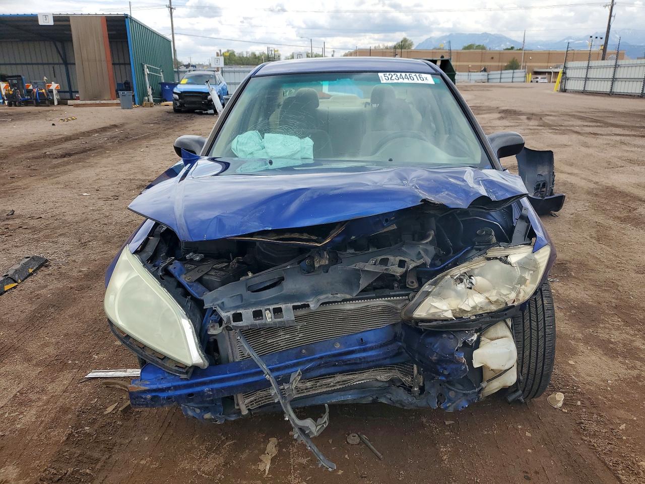 2005 Honda Civic Dx Vp Blue vin: 1HGES16385L001086