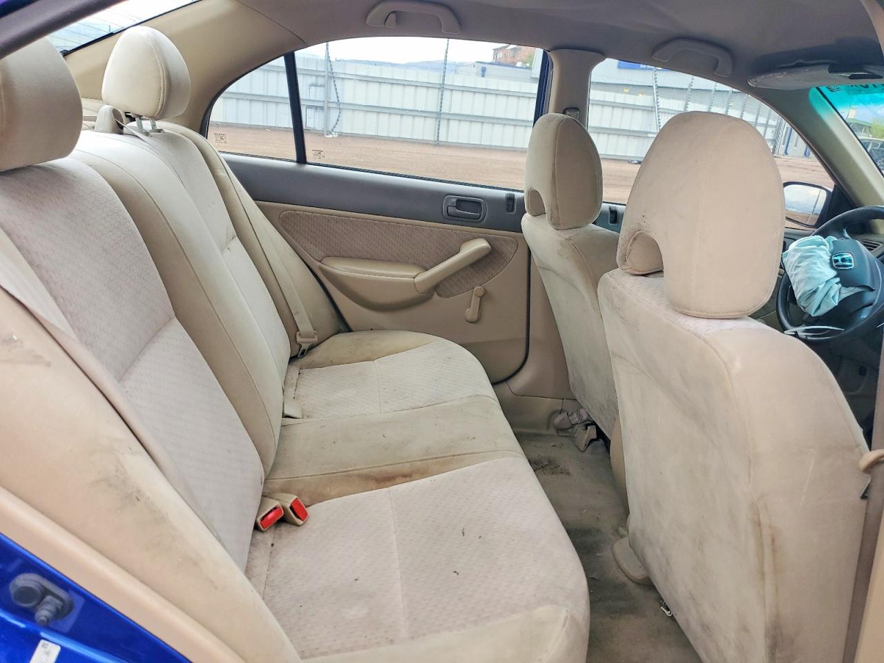 2005 Honda Civic Dx Vp Blue vin: 1HGES16385L001086