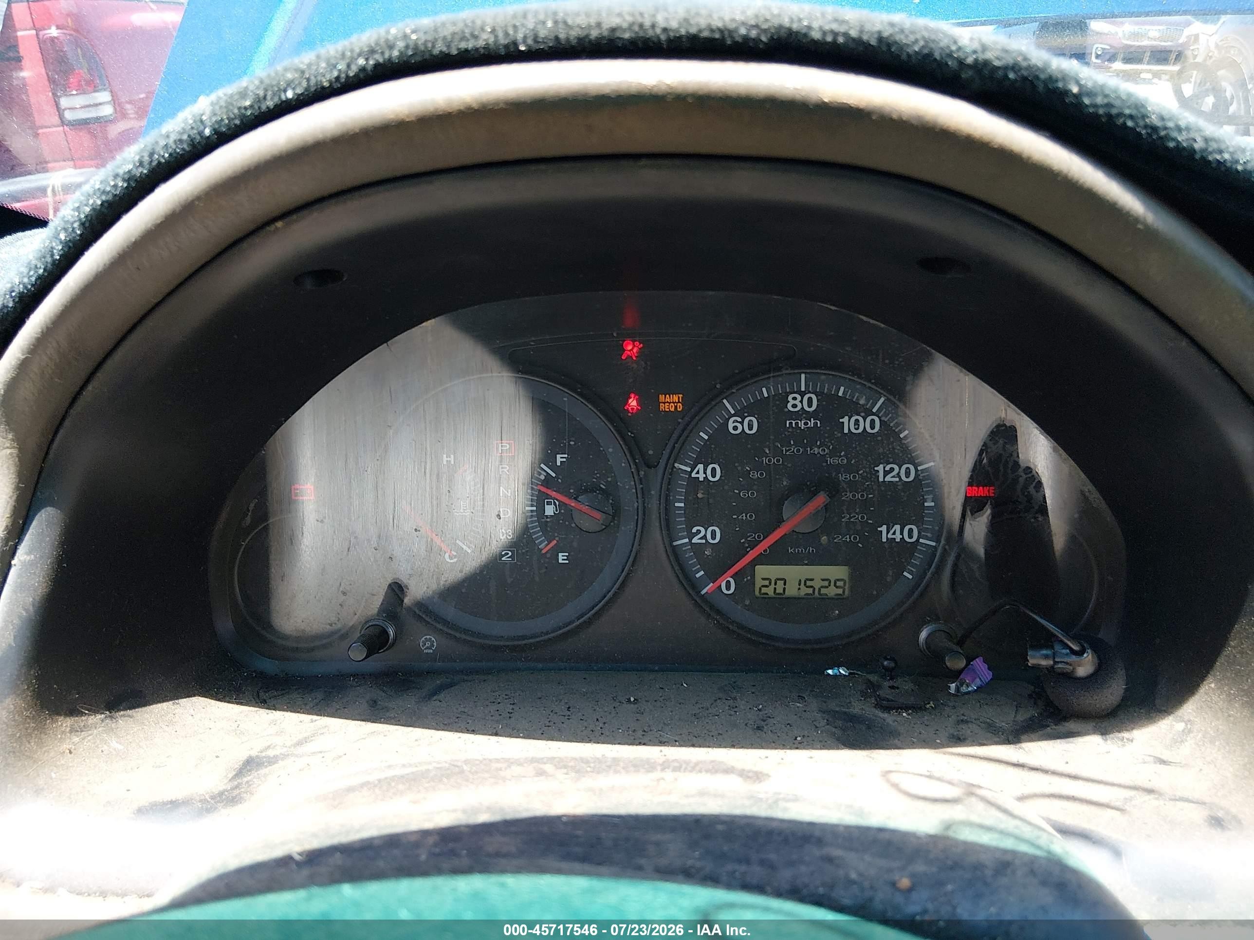 2005 Honda Civic Vp Blue vin: 1HGES16385L015246