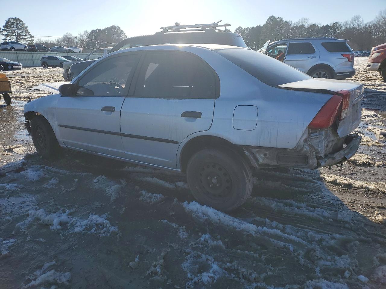 2004 Honda Civic Dx Vp Gray vin: 1HGES16394L003914