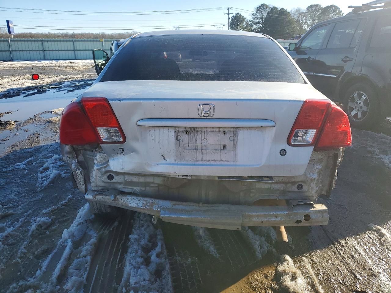 2004 Honda Civic Dx Vp Gray vin: 1HGES16394L003914