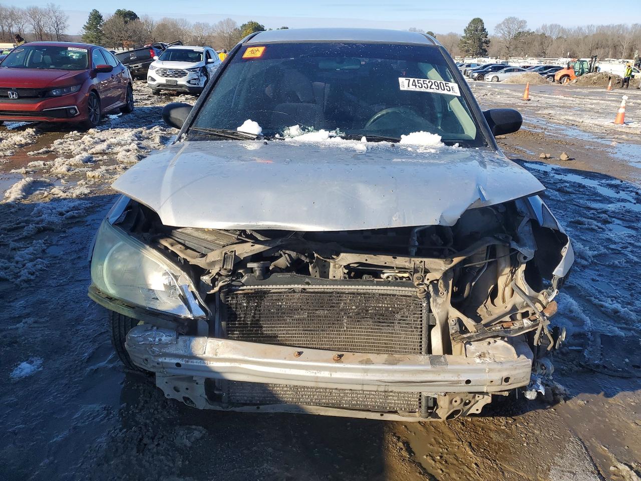 2004 Honda Civic Dx Vp Gray vin: 1HGES16394L003914
