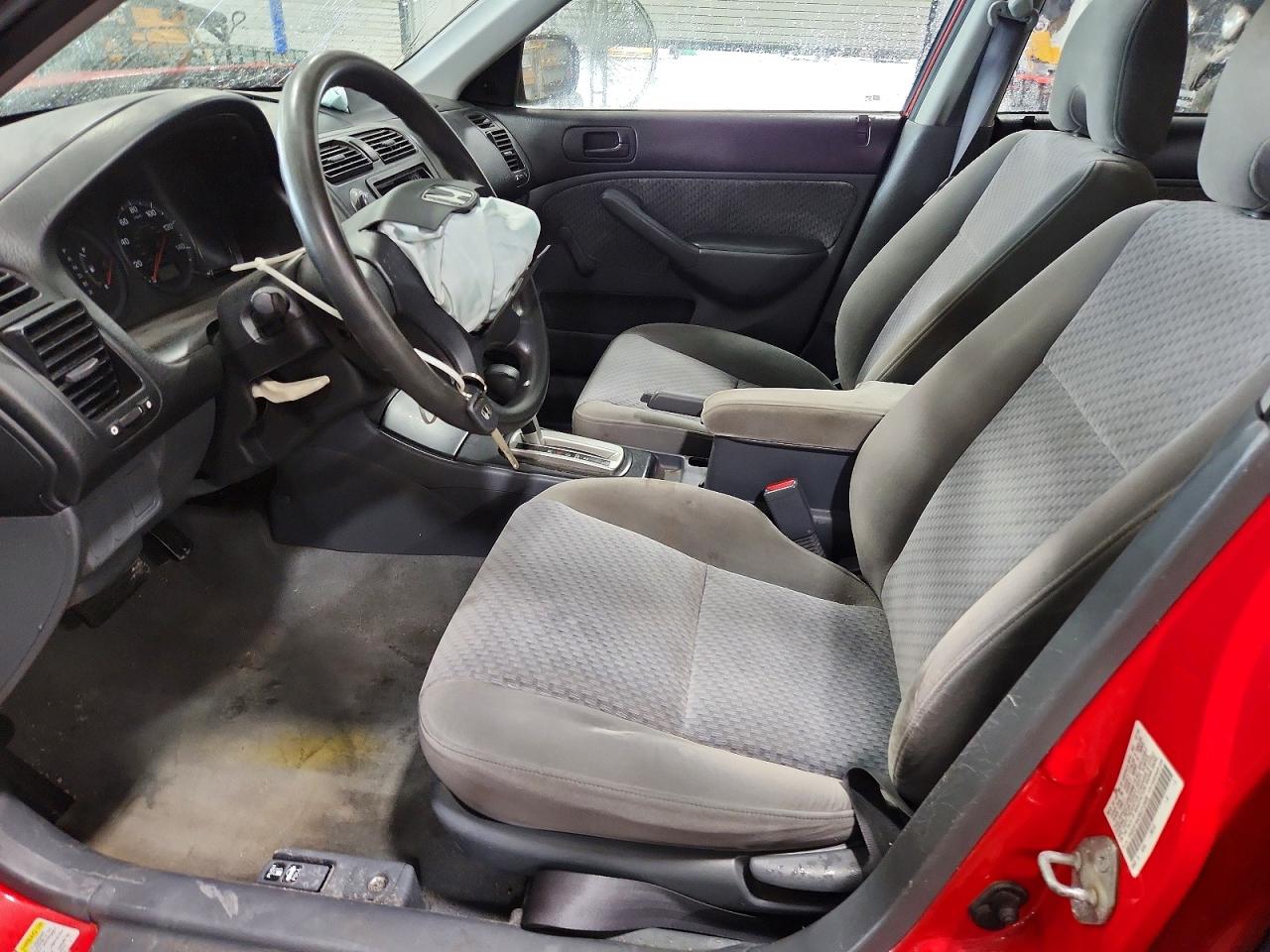 2005 Honda Civic Dx Red vin: 1HGES16435L013400