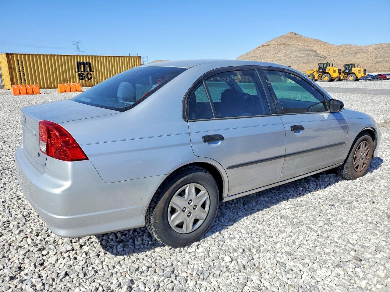 2005 Honda Civic Dx Silver vin: 1HGES16475L014954