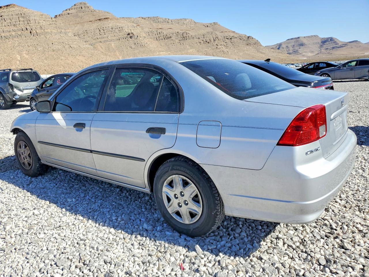 2005 Honda Civic Dx Silver vin: 1HGES16475L014954