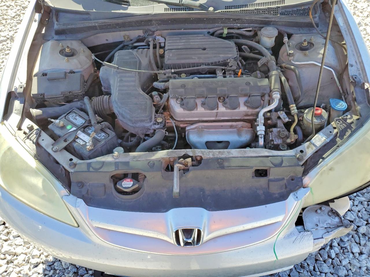 2005 Honda Civic Dx Silver vin: 1HGES16475L014954