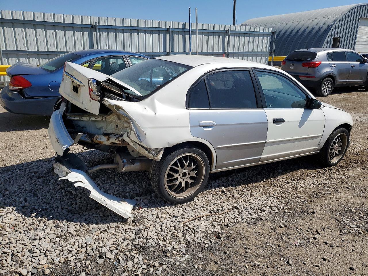 2001 Honda Civic Lx Белый vin: 1HGES16501L048107
