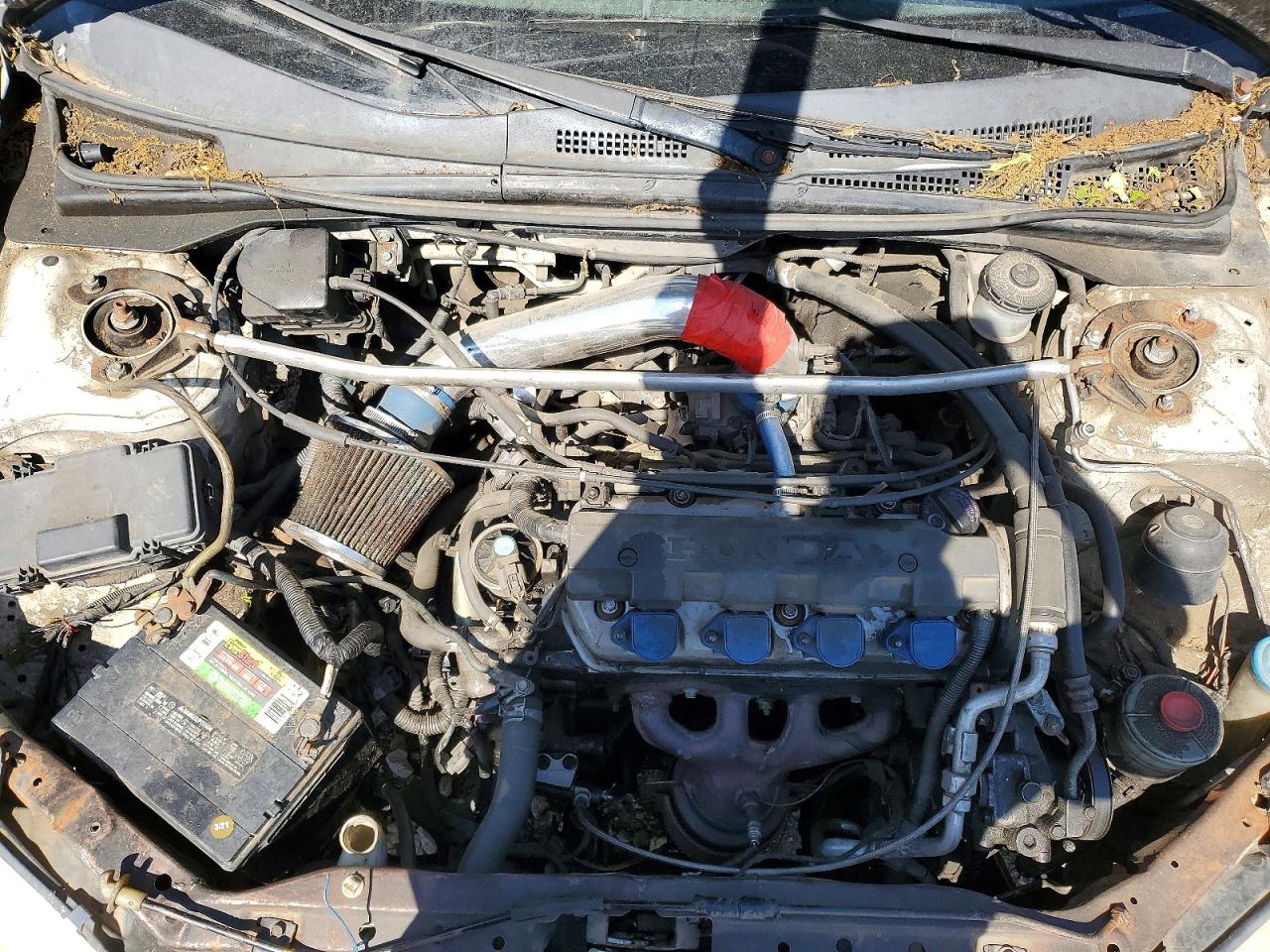2001 Honda Civic Lx Белый vin: 1HGES16501L048107