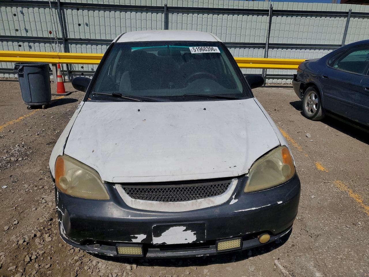 2001 Honda Civic Lx Белый vin: 1HGES16501L048107