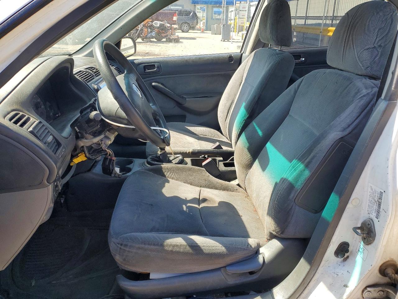 2001 Honda Civic Lx Белый vin: 1HGES16501L048107