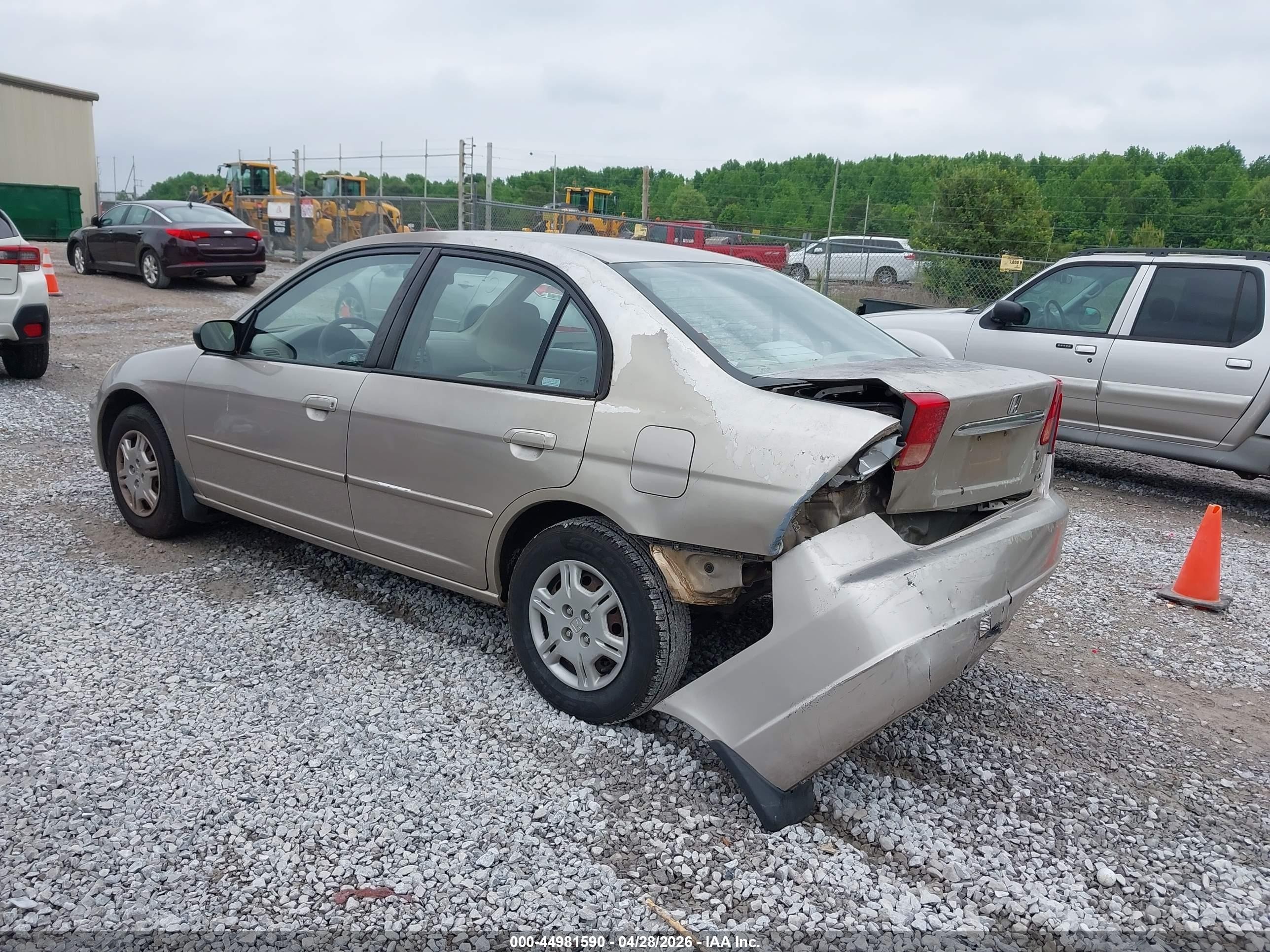 2002 Honda Civic Lx Gold vin: 1HGES16502L066057