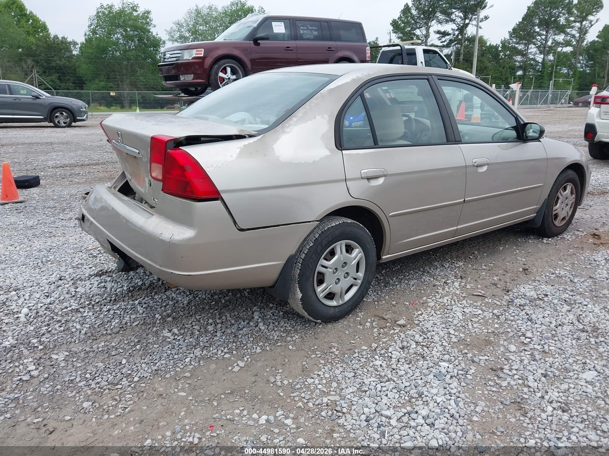 2002 Honda Civic Lx Gold vin: 1HGES16502L066057