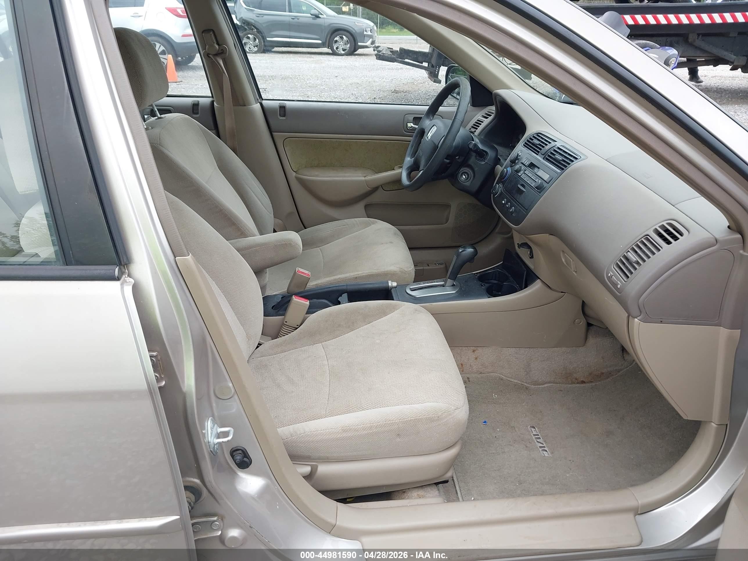 2002 Honda Civic Lx Gold vin: 1HGES16502L066057