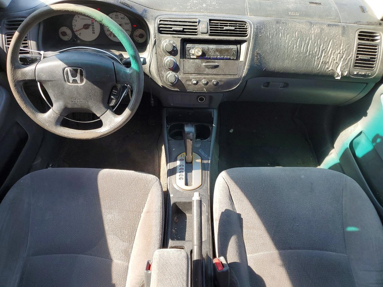 2002 Honda Civic Lx White vin: 1HGES16502L068424