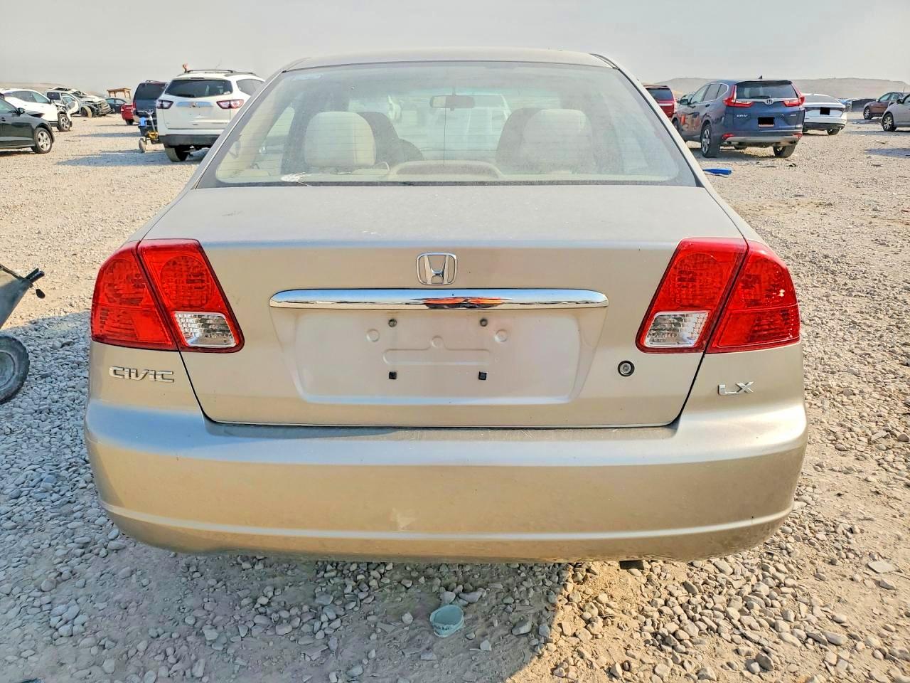 2003 Honda Civic Lx Tan vin: 1HGES16503L032962