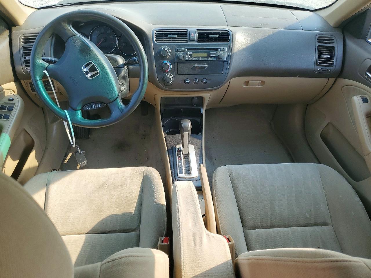 2003 Honda Civic Lx Tan vin: 1HGES16503L032962