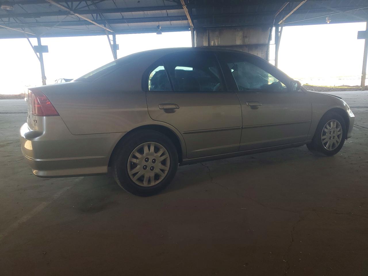 2004 Honda Civic Lx Gray vin: 1HGES16504L010929