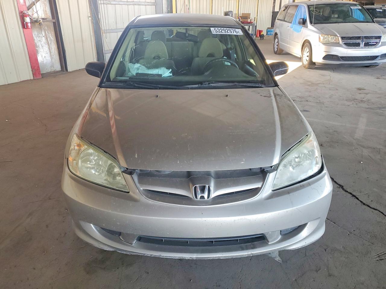 2004 Honda Civic Lx Gray vin: 1HGES16504L010929