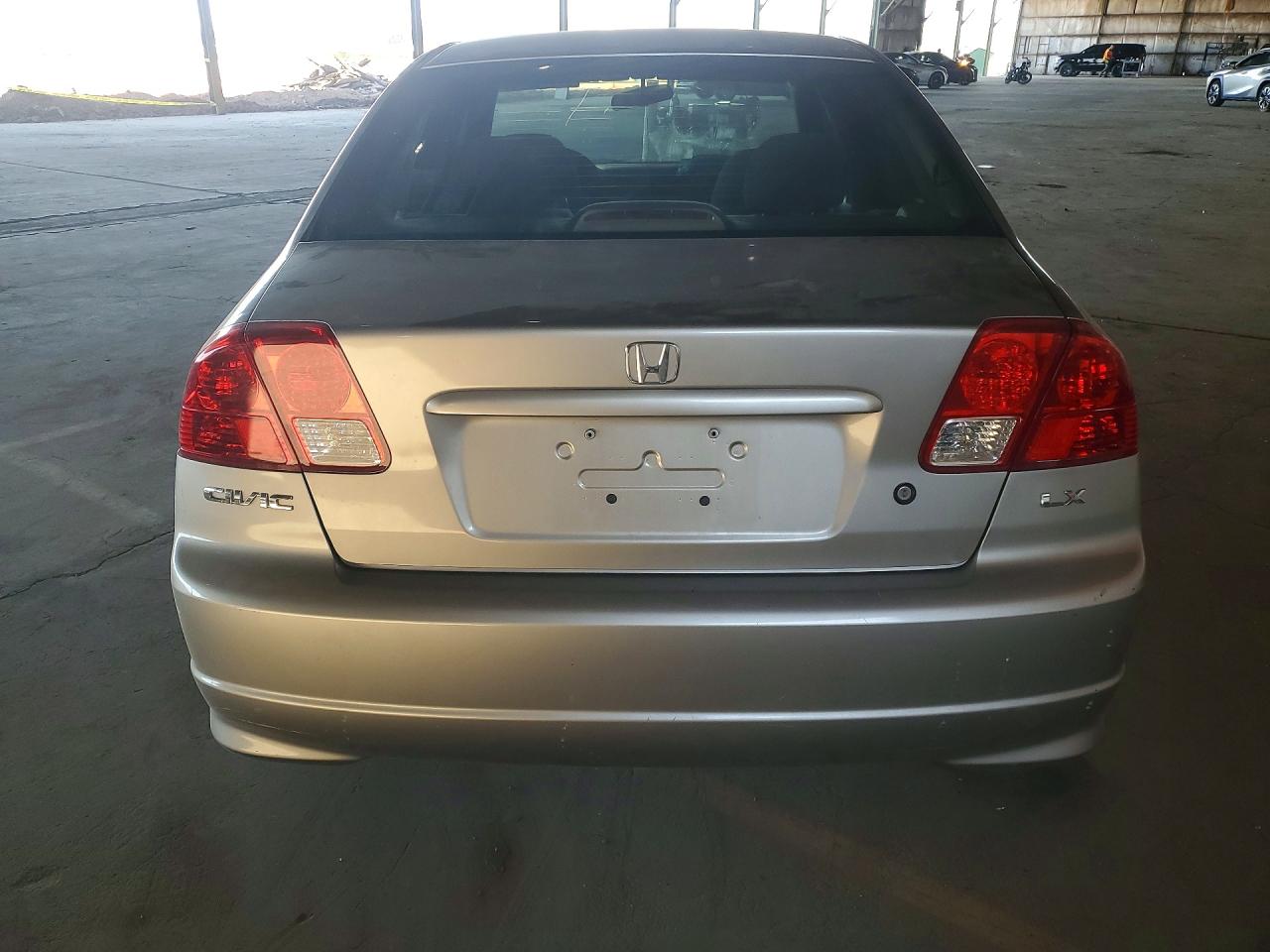 2004 Honda Civic Lx Gray vin: 1HGES16504L010929