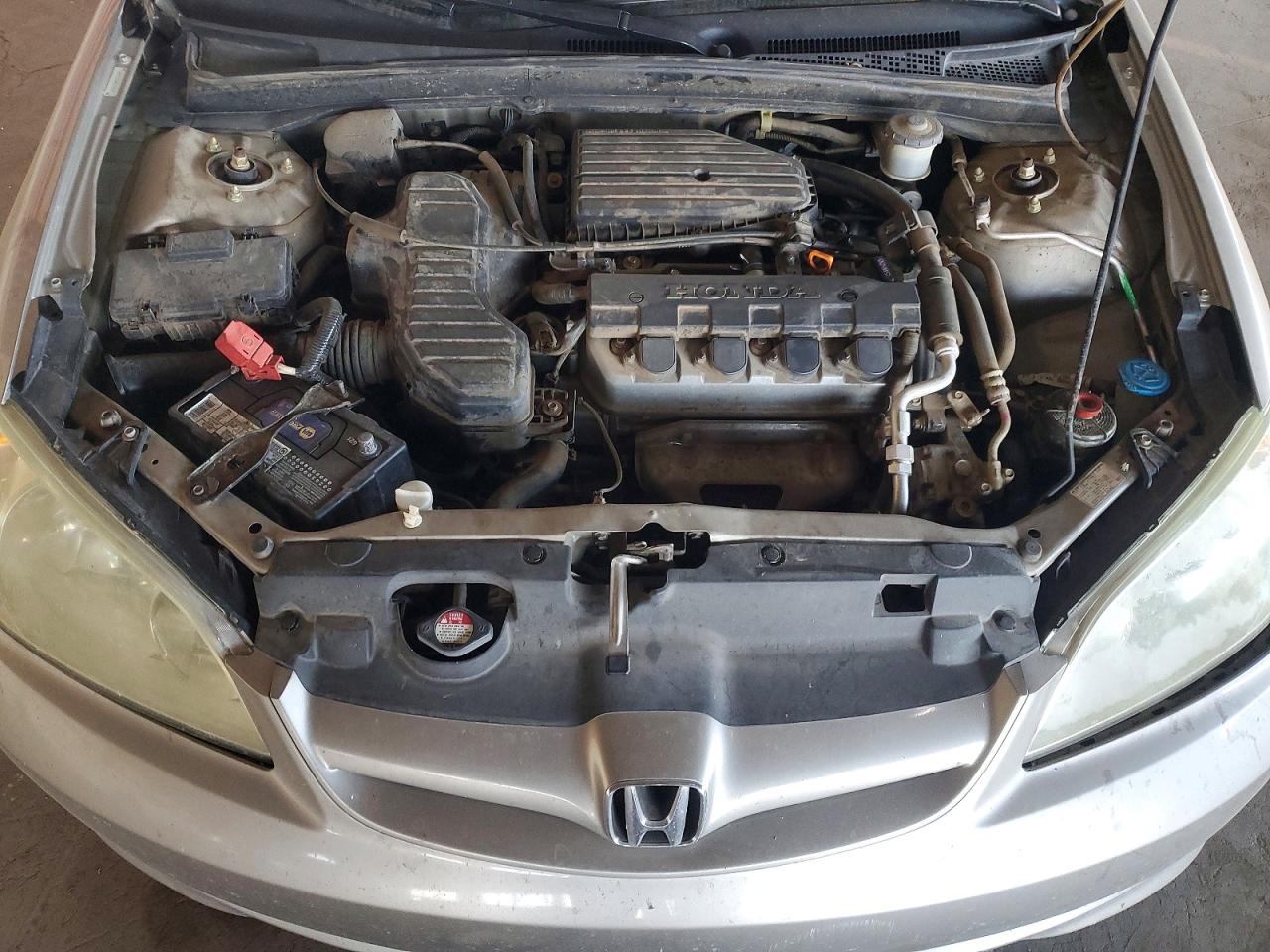 2004 Honda Civic Lx Gray vin: 1HGES16504L010929